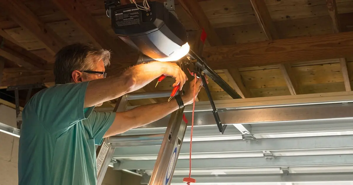 Frayed Garage Door Cable Due to Dust and Friction