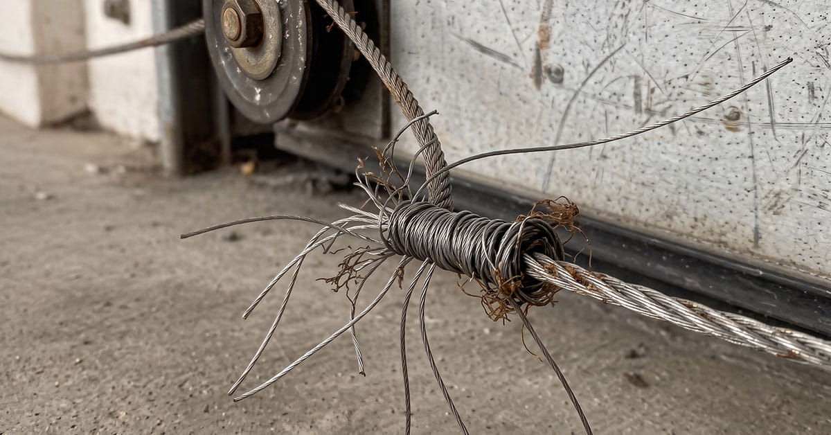 Warning Signs of Fraying Garage Door Cable